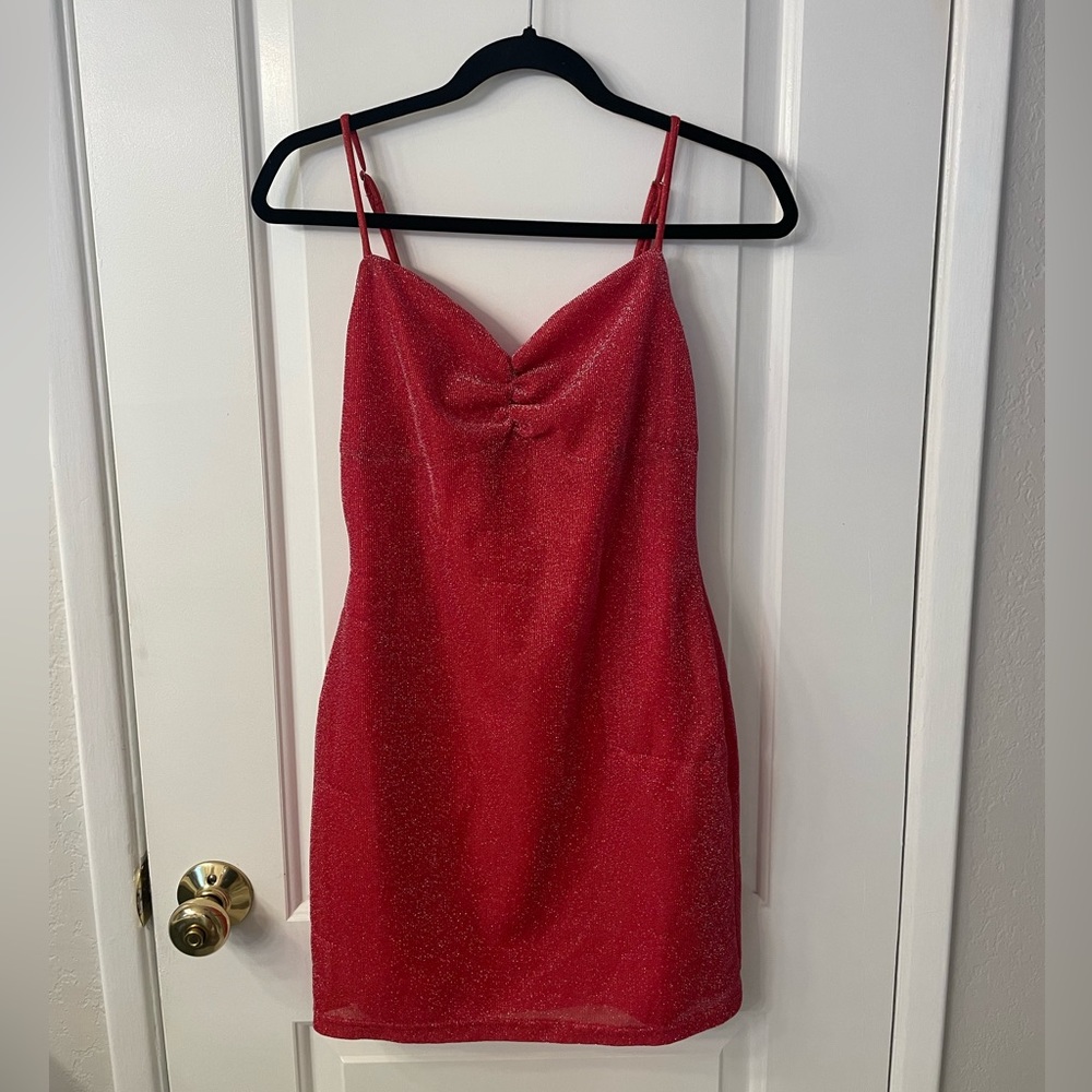 Emory Park Dress, Size M, Red